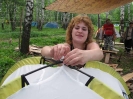 Эту палатку Люба выиграла на «Прянике-2009». Первая сборка